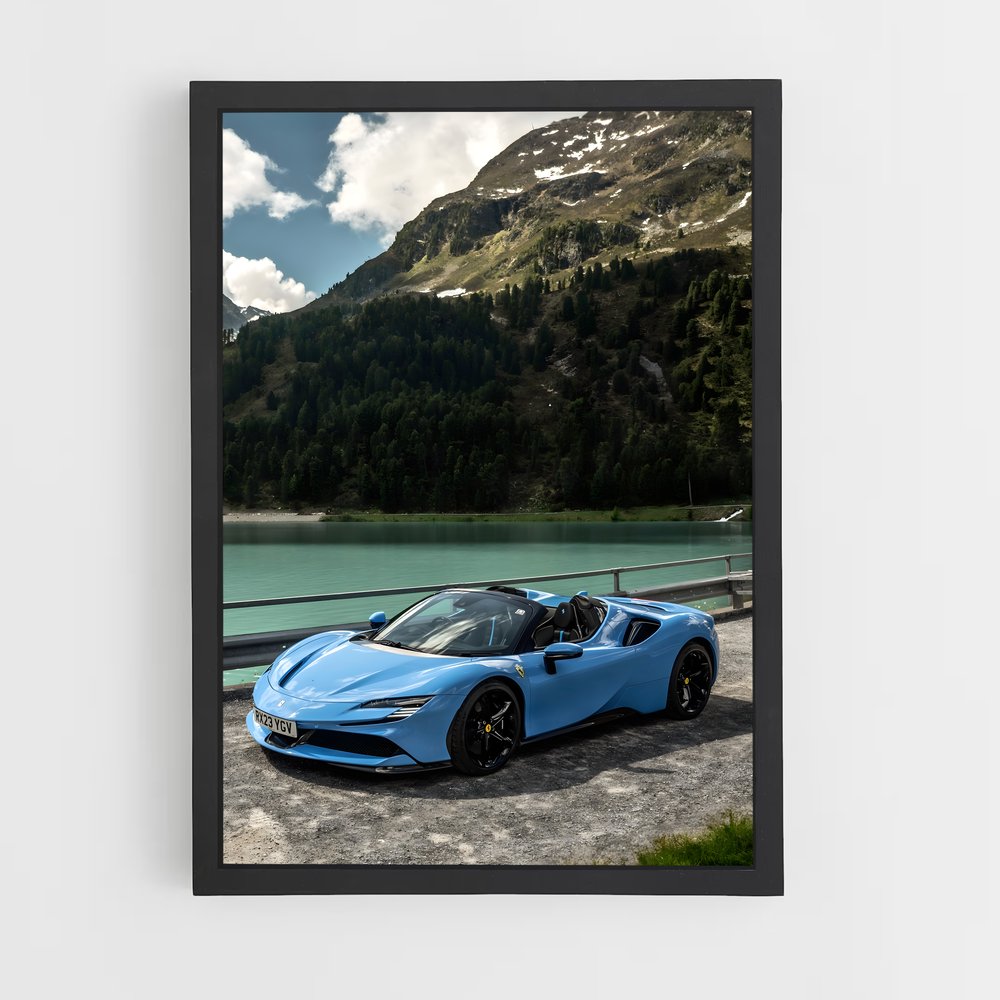 Poster Sérénité Sportive – affiche Ferrari (vue 2)